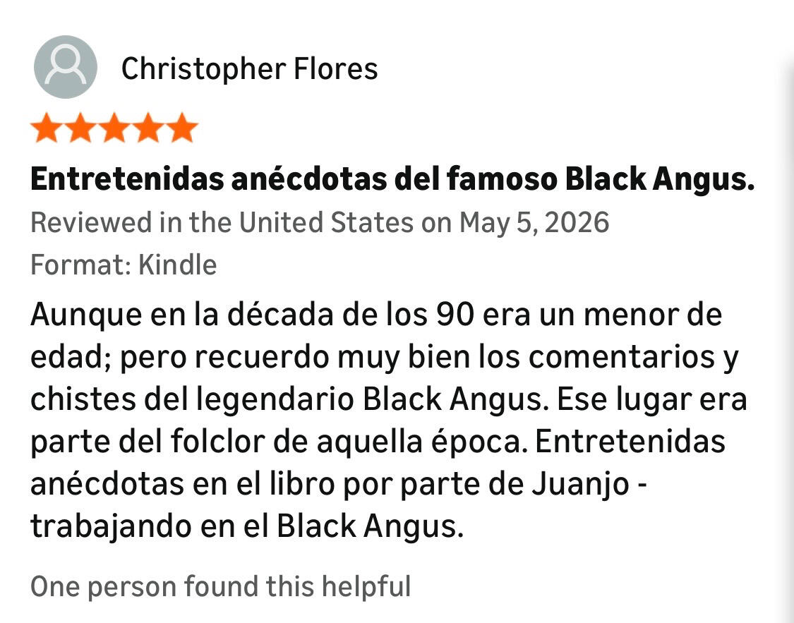 Entretenidas anécdotas del famoso Black Angus.