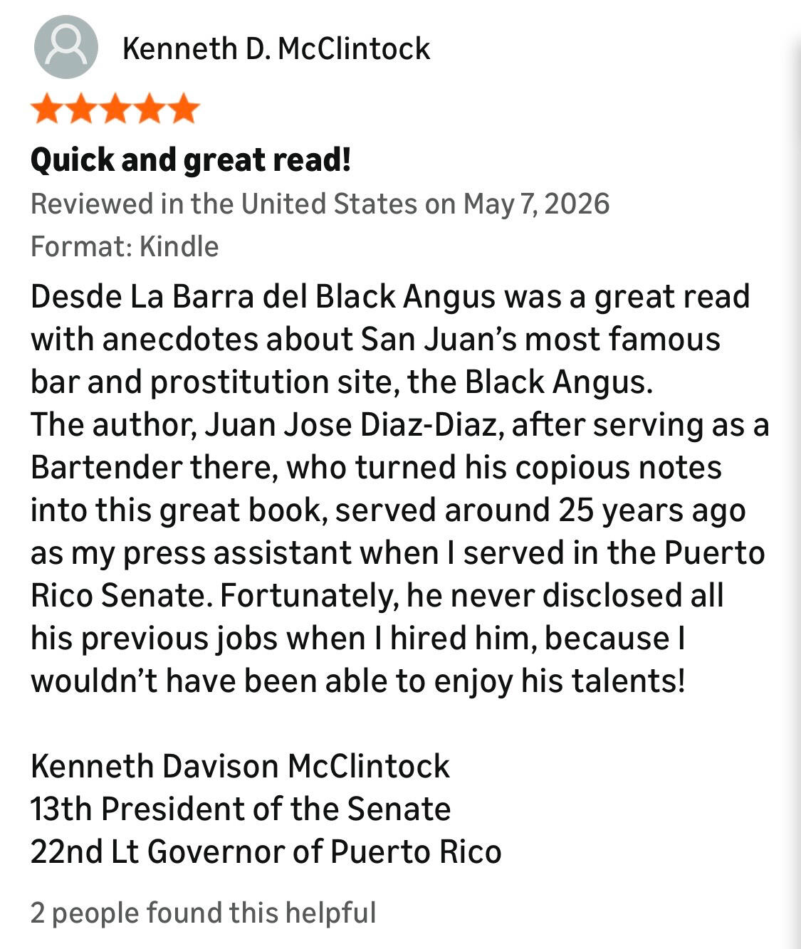 Quick and great read!